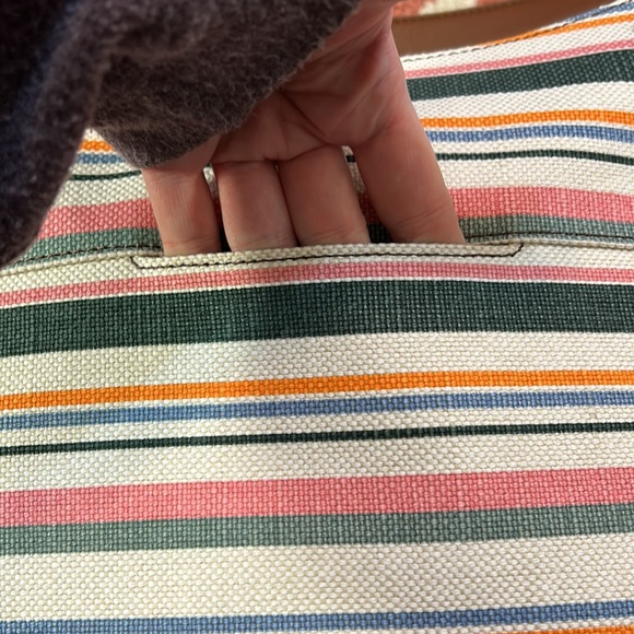 NWT FOSSIL Talulla Hobo Spring Stripe bag with additional and adjustable strap - Picture 7 of 15